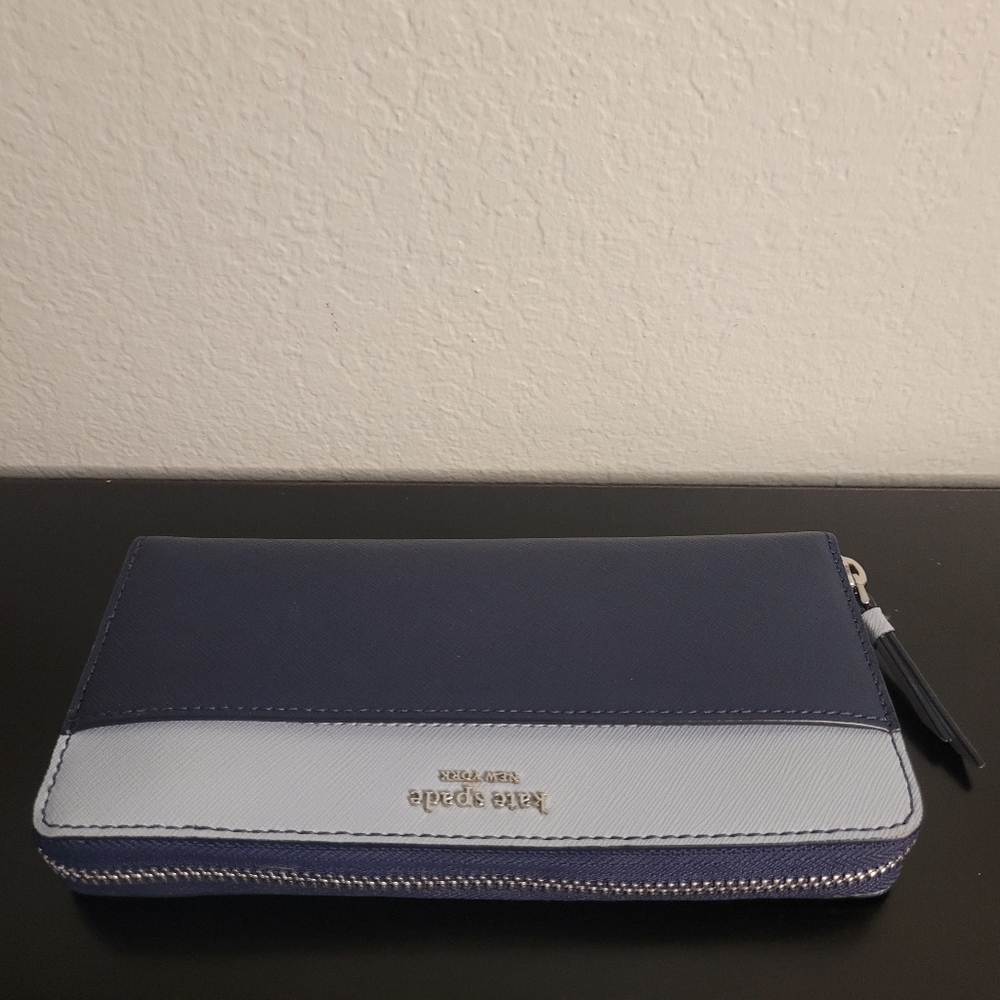 Kate Spade Saffiano Leather  Zip Around Continental Wallet - Picture 5 of 15